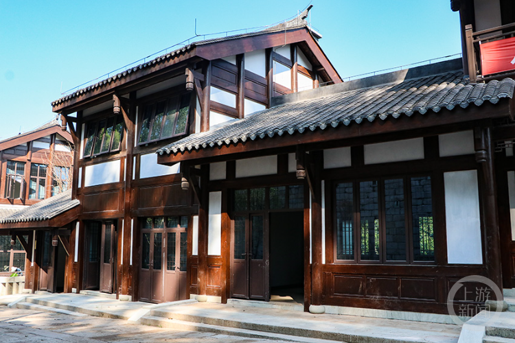 云阳磐石城保护利用项目 仿古建筑工程已完成总工程量的73%